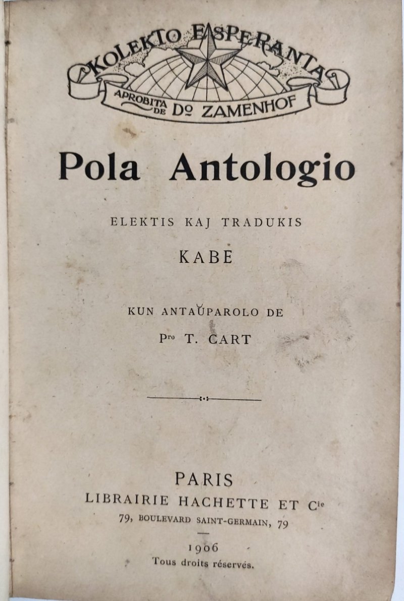 ANTOLOGIA POLSKA 1906