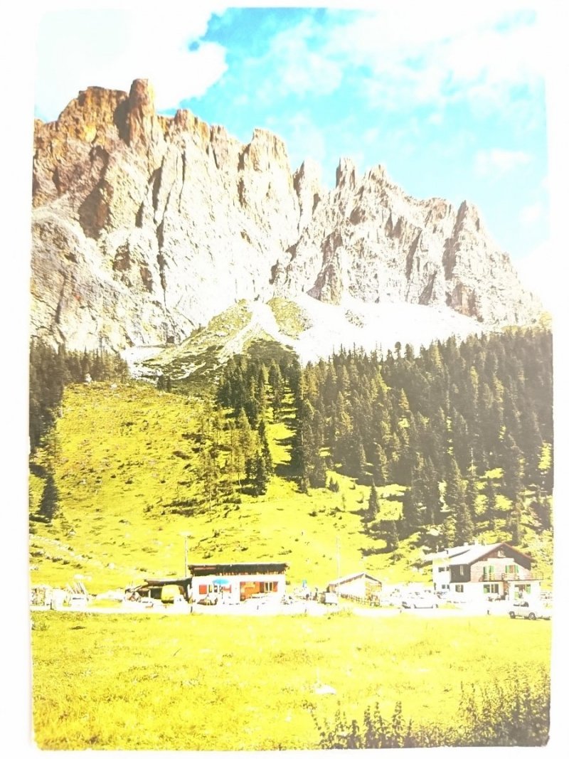 DOLOMITI. CANAZEI M. 1465 PIAN SCHIAVANEIS CON IL SASS PORDOI