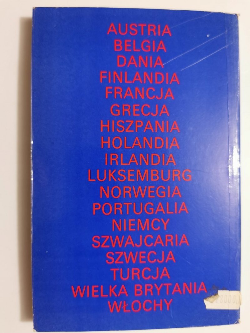 EUROPA TANIO. INFORMATOR PORADNIK 1992