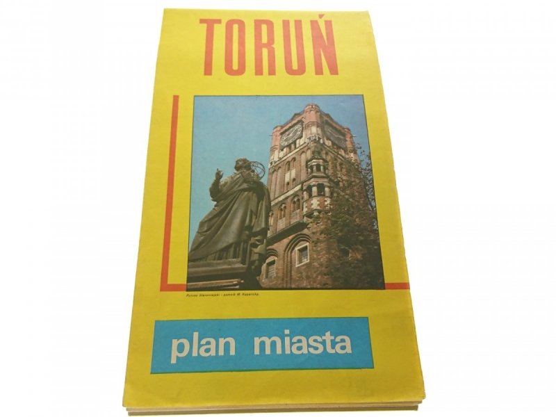 TORUŃ. PLAN MIASTA 1985