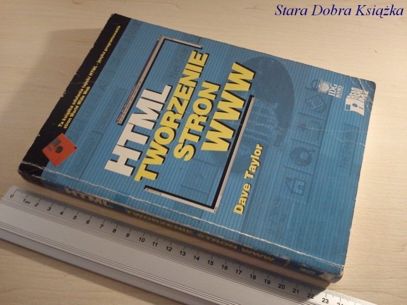 HTML TWORZENIE STRON 1996 - Dave Taylor