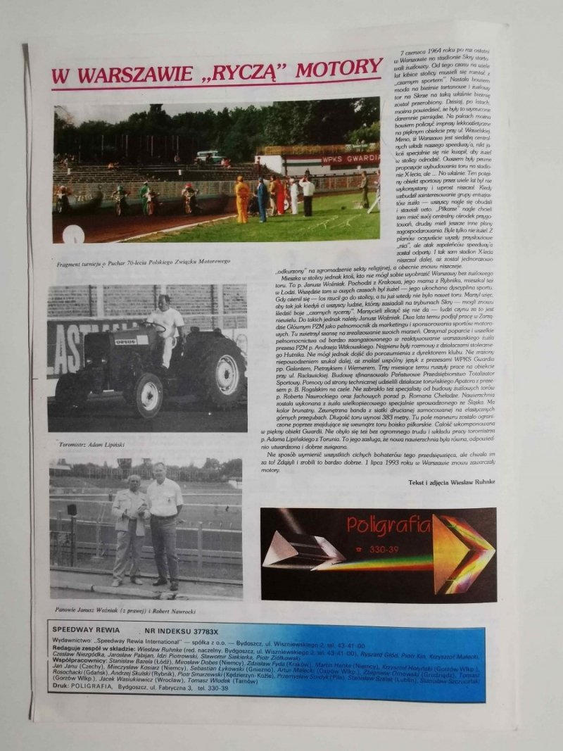 SPEEDWAY REWIA NR 6 1993