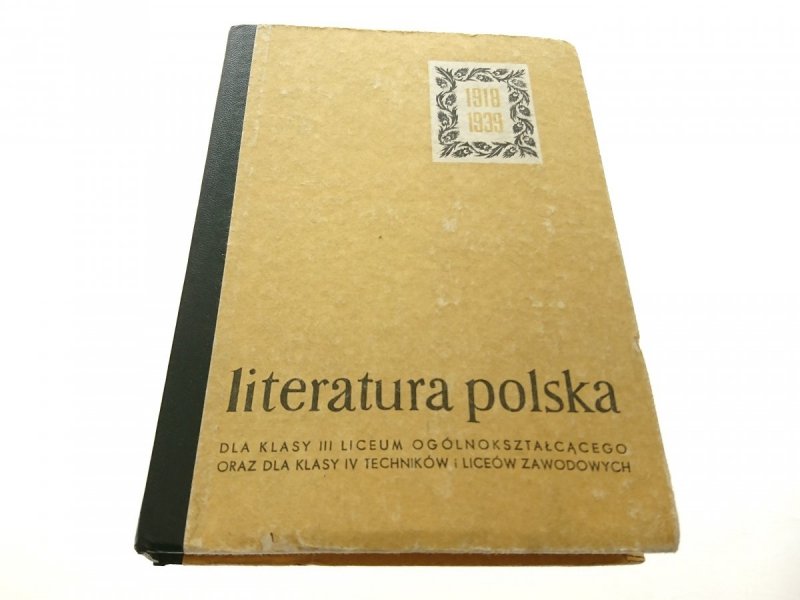 LITERATURA POLSKA LAT 1918-1939 - Matuszewski 1986