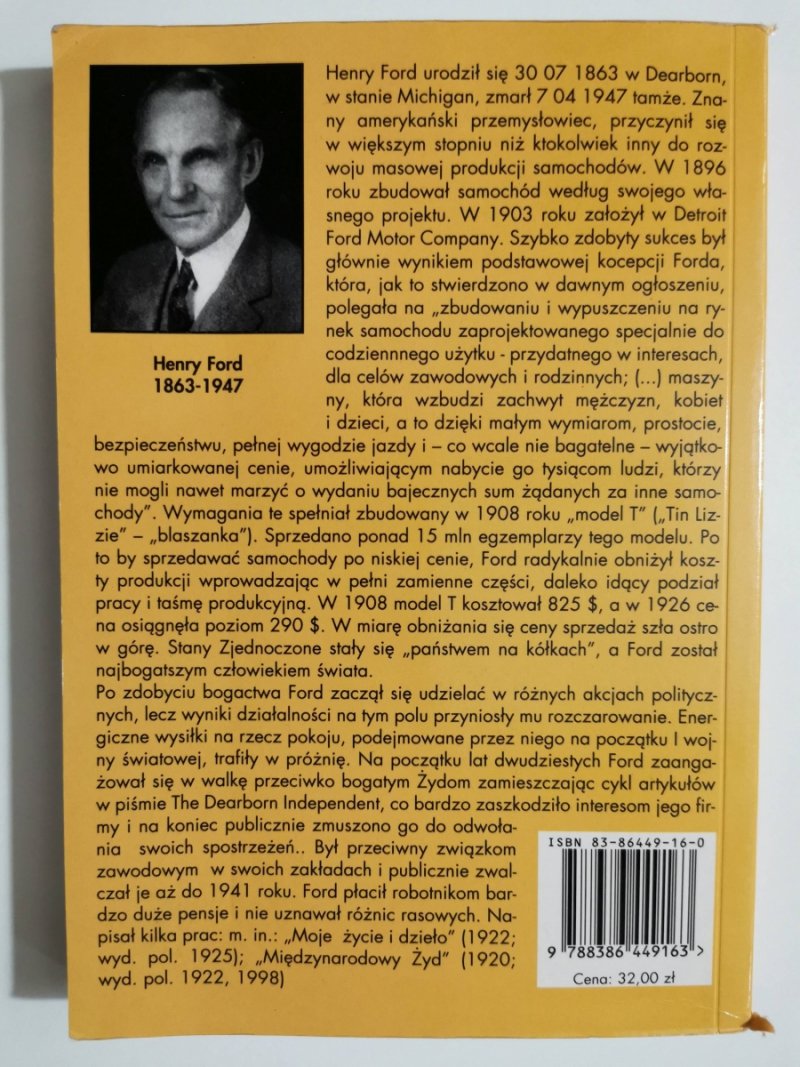 MIĘDZYNARODOWY ŻYD - Henry Ford