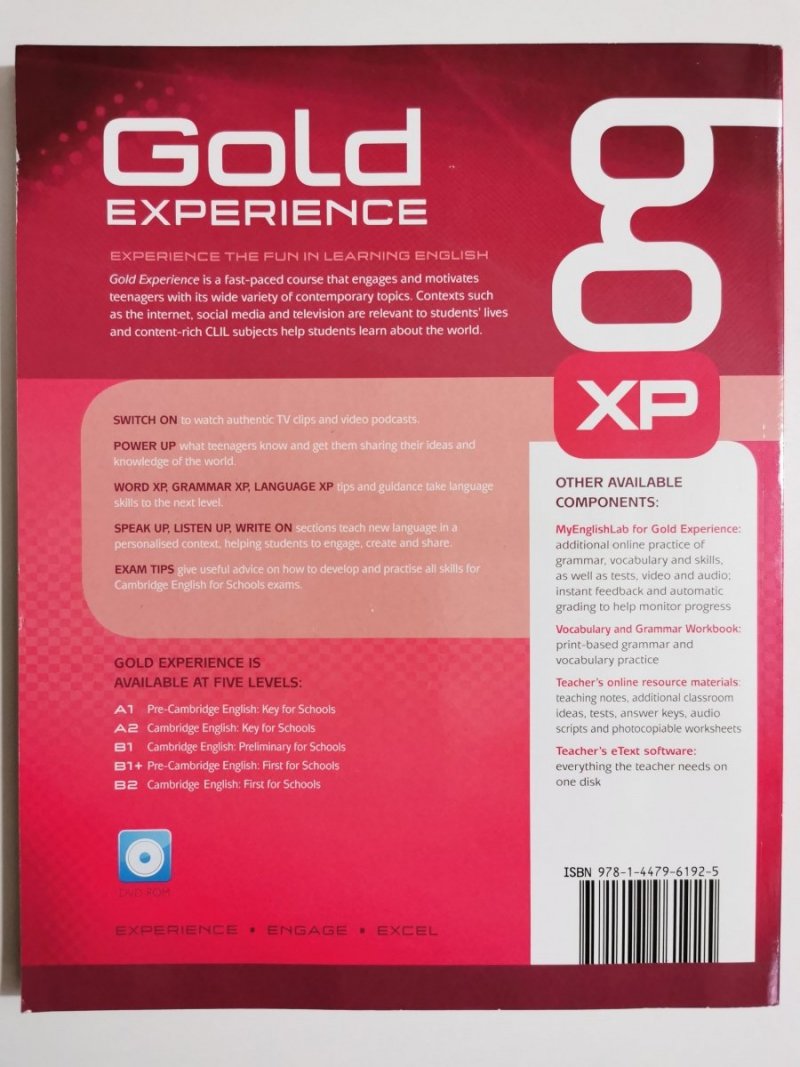 GOLD EXPERIENCE B1 PRELIMANORY FOR SCHOOLS. STUDENT'S BOOK 2014