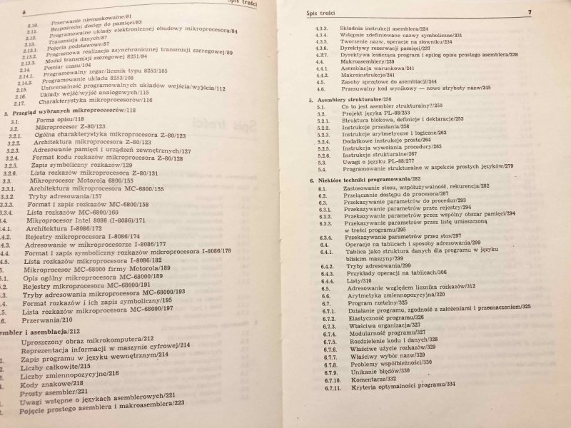 PODSTAWY I PRAKTYKA PROGRAMOWANIA MIKROPROCESORÓW - Grabowski 1987