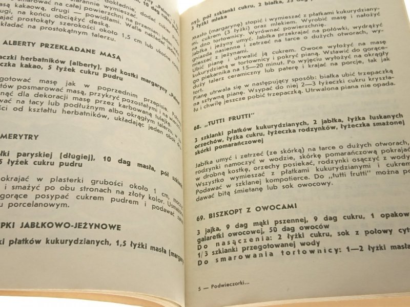 PODWIECZORKI NIE TYLKO SŁODKIE - K. Hebda 1980