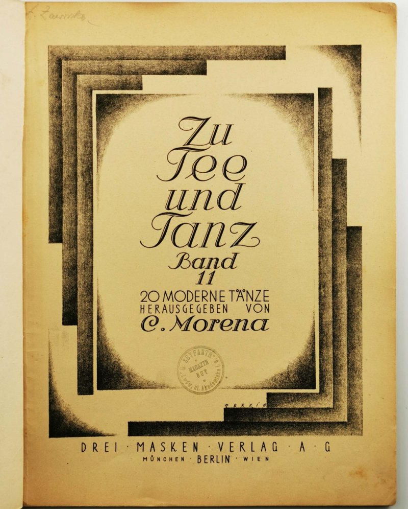 ZU TEE UND TANZ BAND 11 - C. Morena