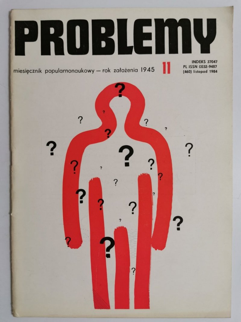PROBLEMY MIESIĘCZNIK POPULARNONAUKOWY NR 11  1984