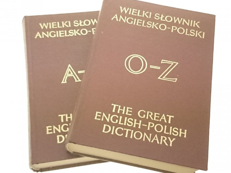 WIELKI SŁOWNIK ANGIELSKI-POLSKI 2 TOMY A-Z 1988