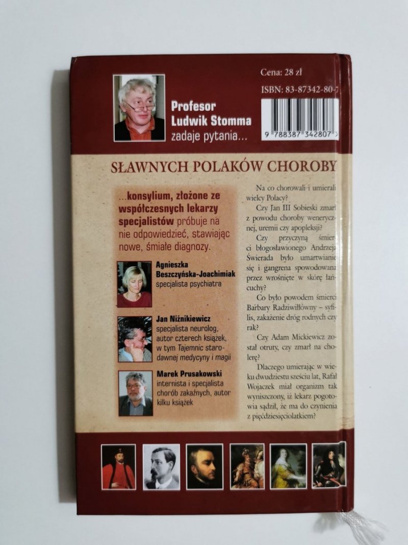 SŁAWNYCH POLAKÓW CHOROBY - Ludwik Stomma 