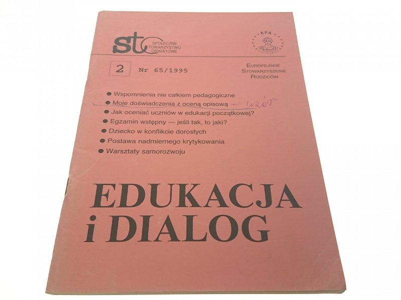 EDUKACJA I DIALOG 2 NUMER 65/1995