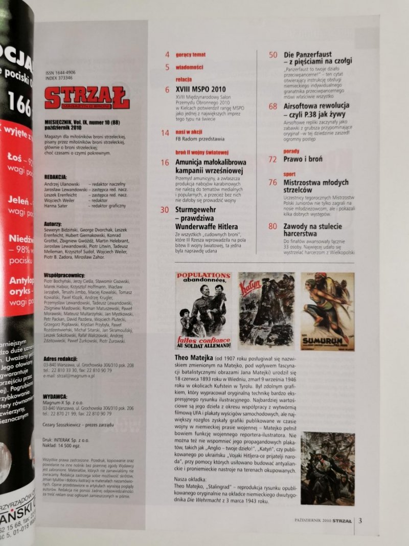 STRZAŁ NR 10 (88) PAŹDZIERNIK 2010