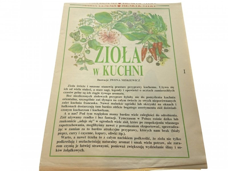 ZIOŁA W KUCHNI