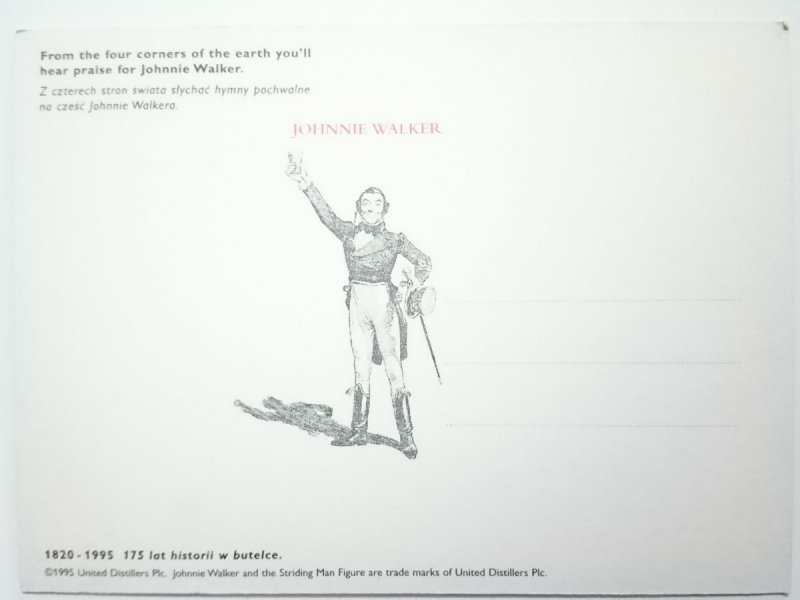 JOHNNIE WALKER. Z CZTERECH STRON ŚWIATA SŁYCHAĆ HYMNY POCHWALNE NA CZEŚĆ JOHNNIE WALKERA