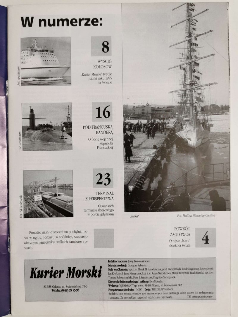 KURIER MORSKI NR 3 1996