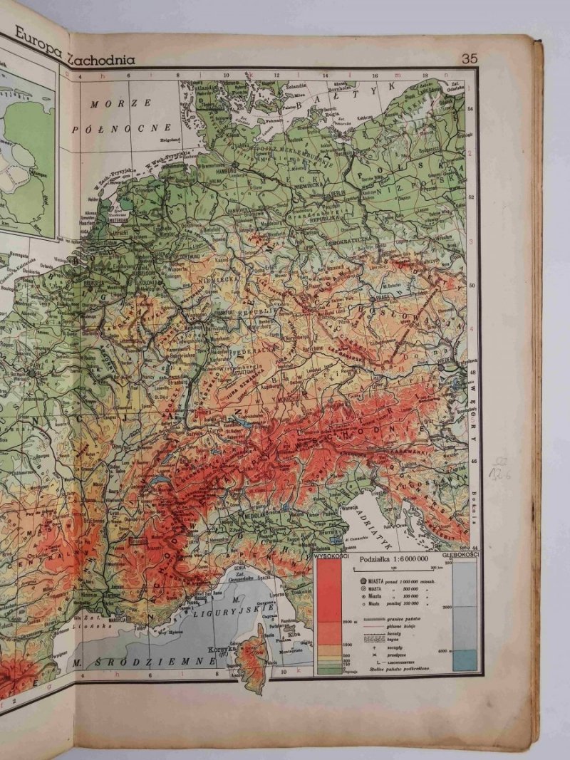 ATLAS GEOGRAFICZNY - Eugeniusz Romer 1958