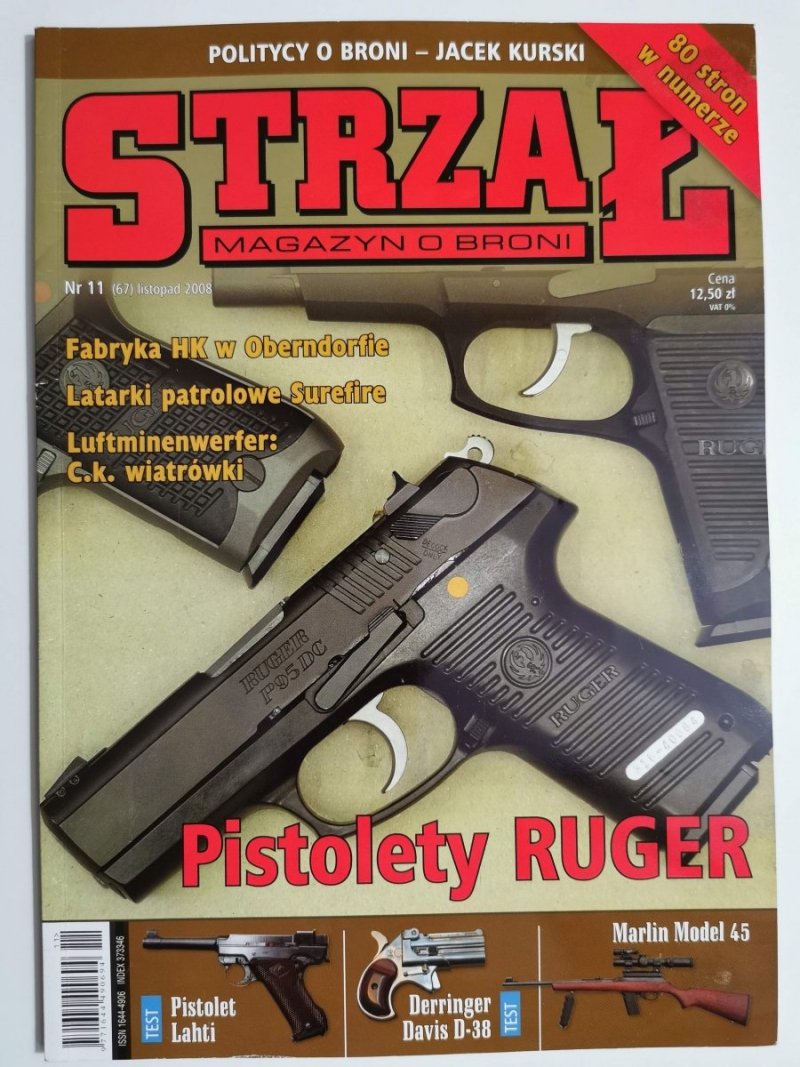STRZAŁ MAGAZYN O BRONI NR 11 (67) LISTOPAD 2008