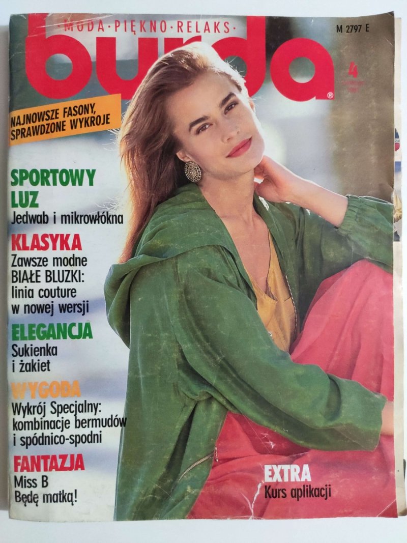 BURDA. MODA. PIĘKNO. RELAKS. 4 KWIECIEŃ 1991