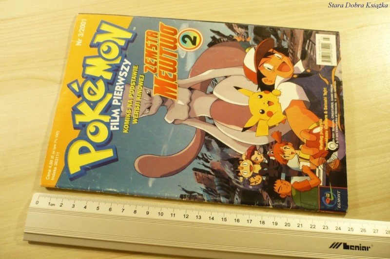 POKEMON FILM PIERWSZY NR. 3/2001 ZEMSTA MEWTWO 2 