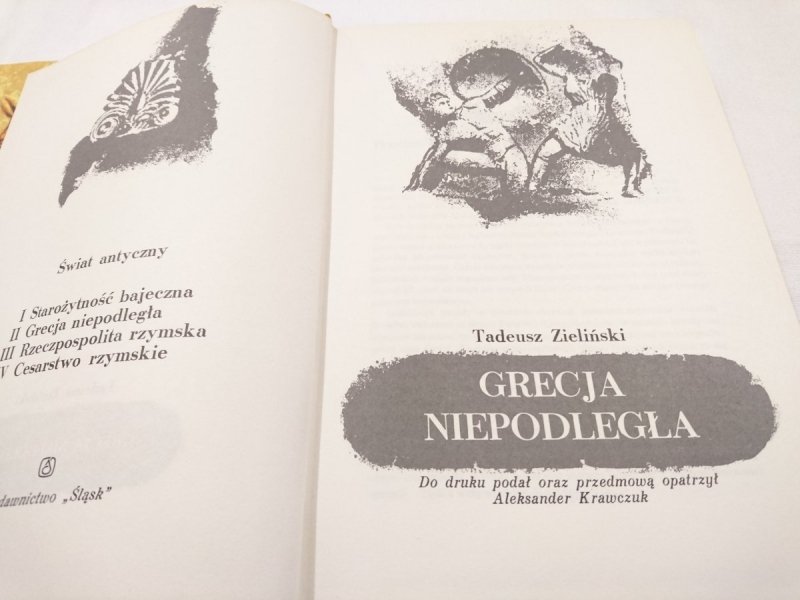 GRECJA NIEPODLEGŁA - Tadeusz Zieliński