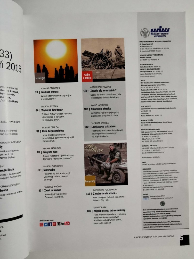 POLSKA ZBROJNA NR 9 (833) WRZESIEŃ 2015