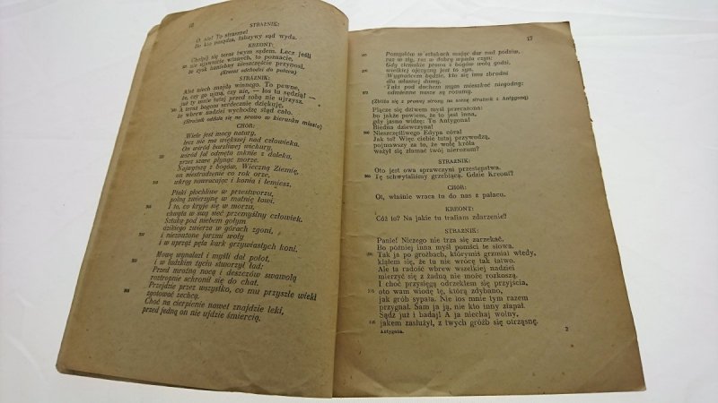 ANTYGONA - Sofokles 1949