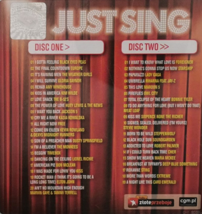 CD. JUST SING