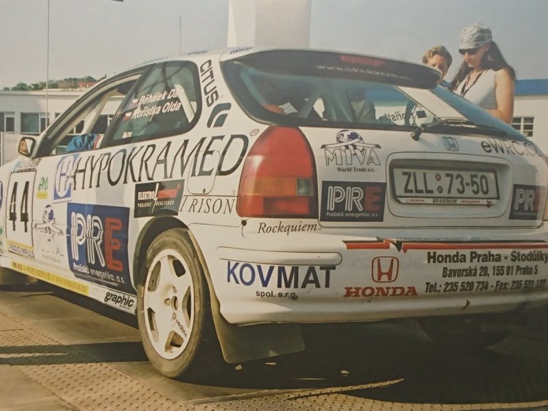 RAJD WRC 2005 ZDJĘCIE NUMER #028 HONDA CIVIC