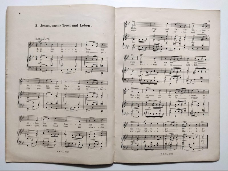 ZWANZIG GEISTLICHE LIEDER OK 1895 - J. S. Bach