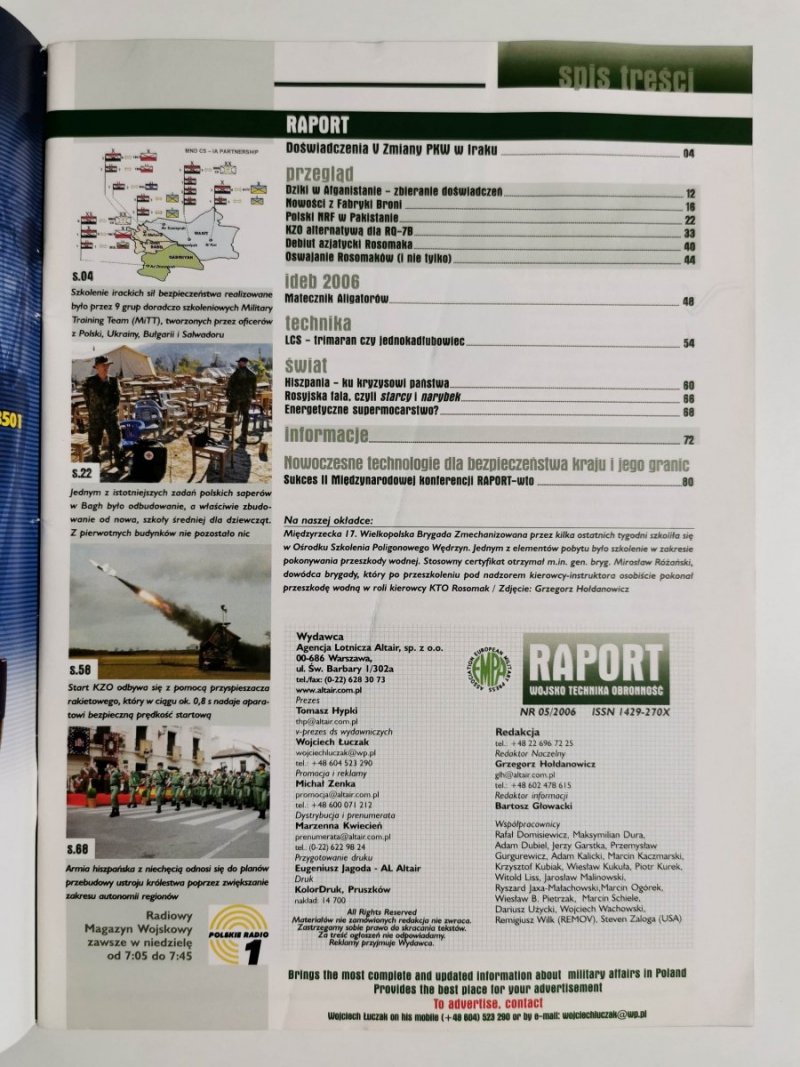 RAPORT 05 2006