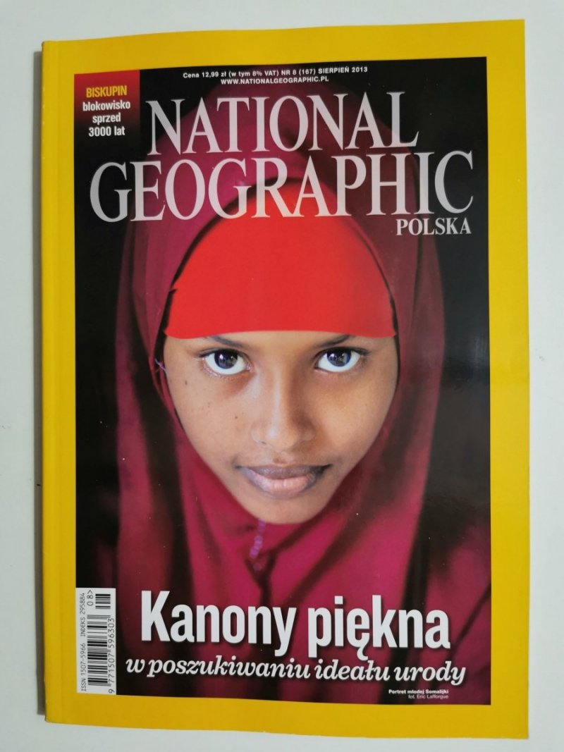 NATIONAL GEOGRAPHIC POLSKA NR 8 (167) SIERPIEŃ 2013