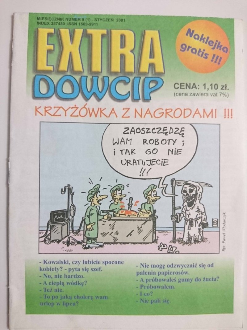 EXTRA DOWCIP Nr. 9 (1) – STYCZEŃ 2001