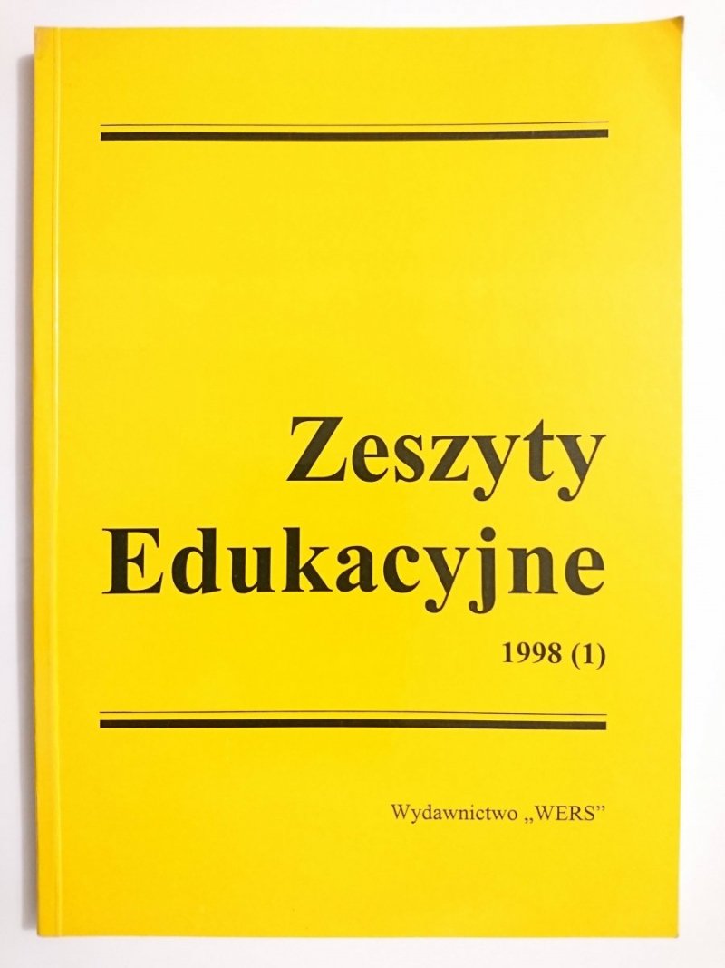 ZESZYTY EDUKACYJNE 1998 1  1998