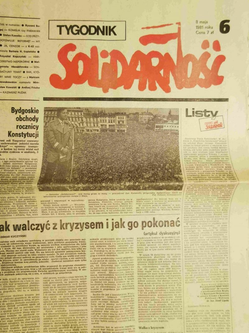 TYGODNIK SOLIDARNOŚĆ NR 6 8 MAJA 1981 ROKU