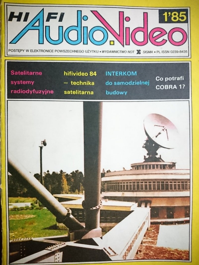 HIFI AUDIO VIDEO NR 1'85