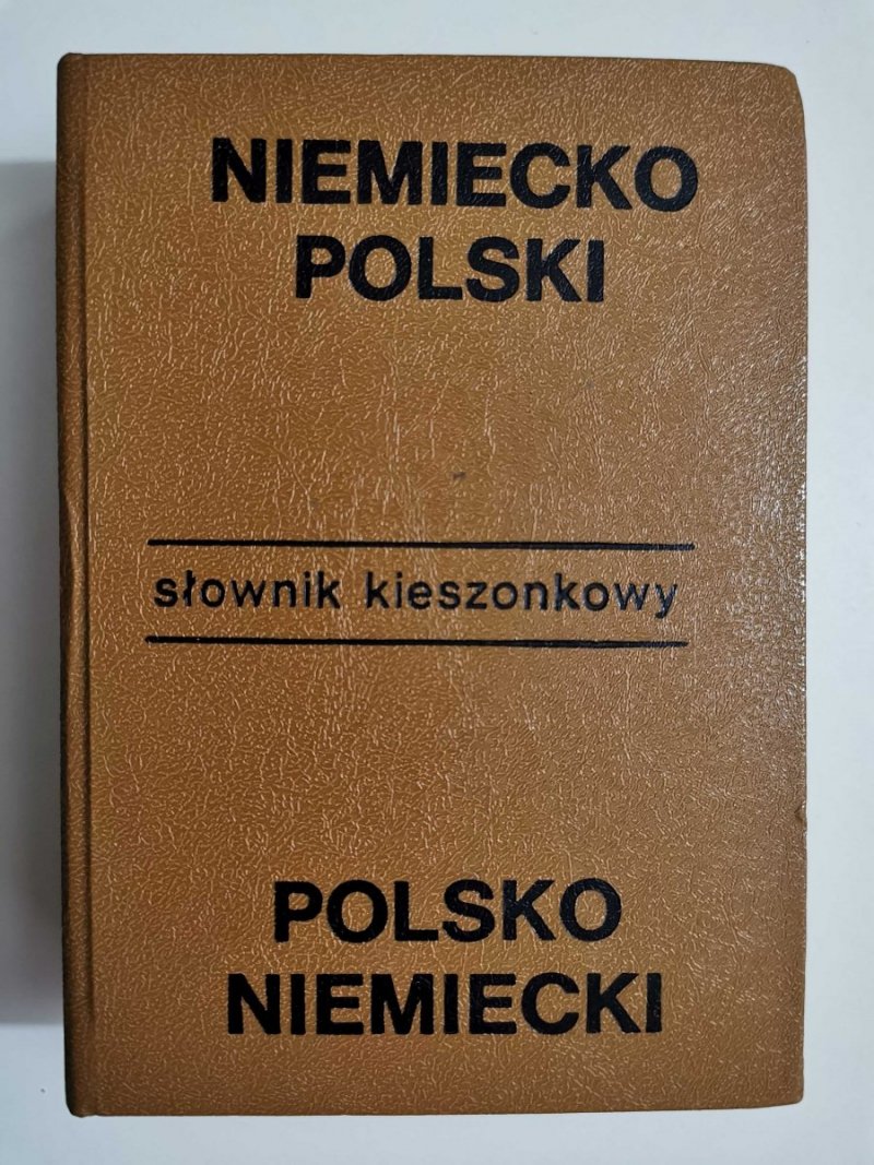 NIEMIECKO-POLSKI POLSKO-NIEMIECKI. SŁOWNIK KIESZONKOWY 1987