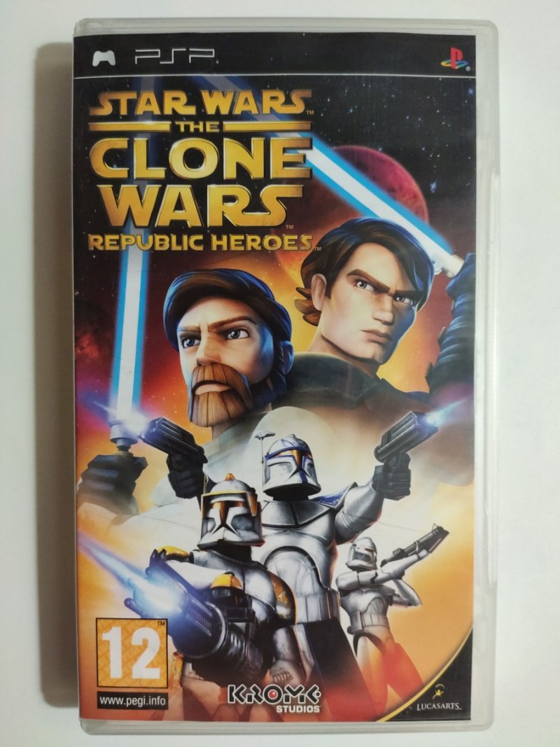 PSP. STAR WARS THE CLONE WARS REPUBLIC HEROES 