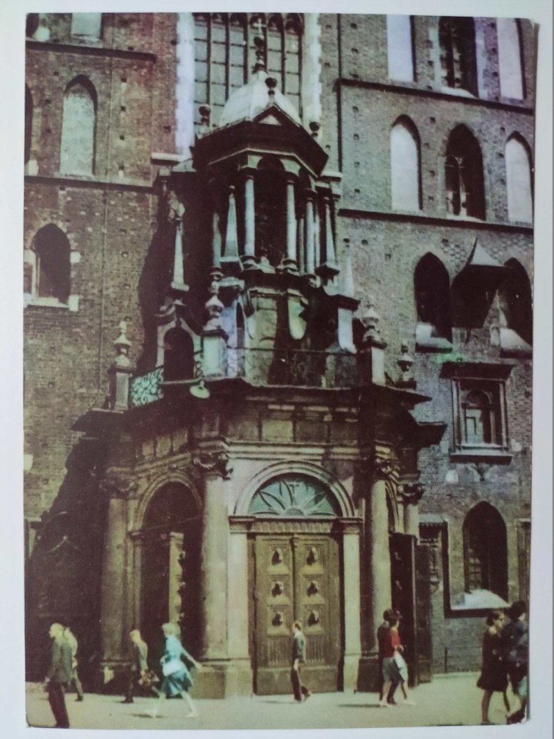 KRAKÓW. BAROKOWY PORTAL KOŚCIOŁA MARIACKIEGO