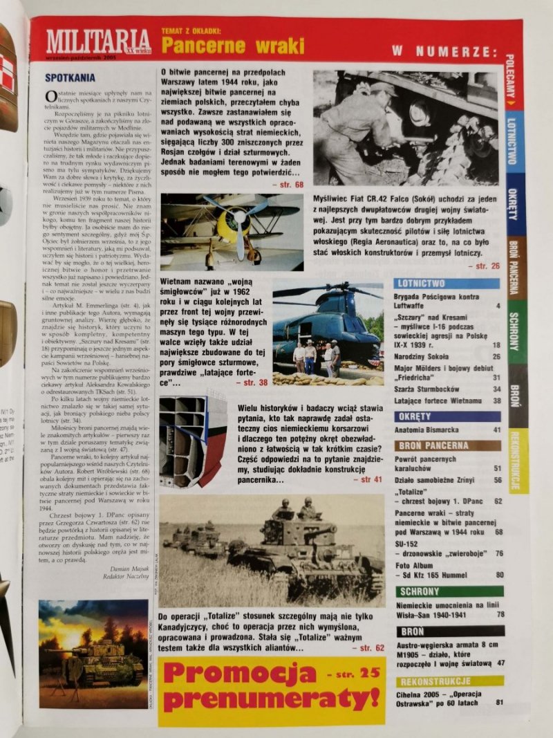 MILITARIA XX WIEKU NR 5 (8) WRZESIEŃ-PAŹDZIERNIK 2005