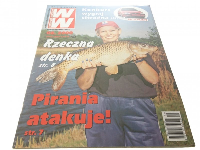 WIADOMOŚCI WĘDKARSKIE 8/00 - PIRANIA ATAKUJE !