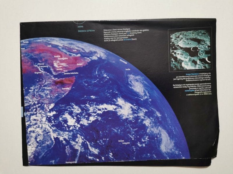 WIEDZA I ŻYCIE PLAKAT. ZIEMIA BŁĘKITNA PLANETA 
