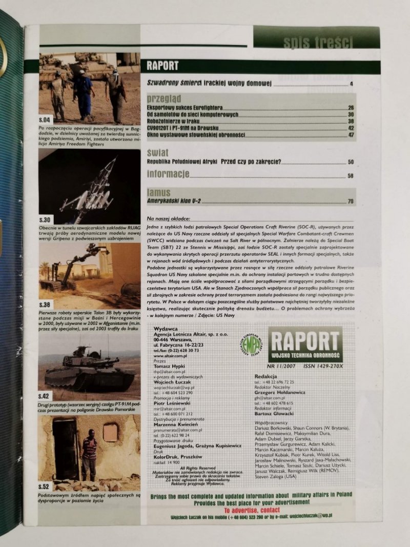 RAPORT 11 2007