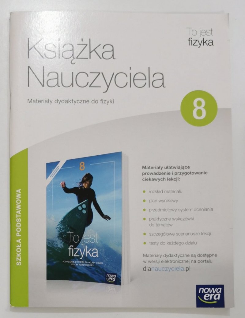 KSIĄŻKA NAUCZYCIELA. MATERIAŁY DYDAKTYCZNE DO FIZYKI 8