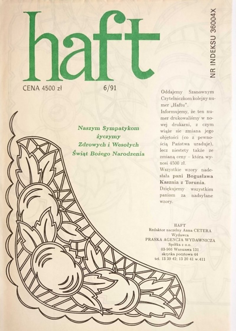 HAFT NR 6/91 