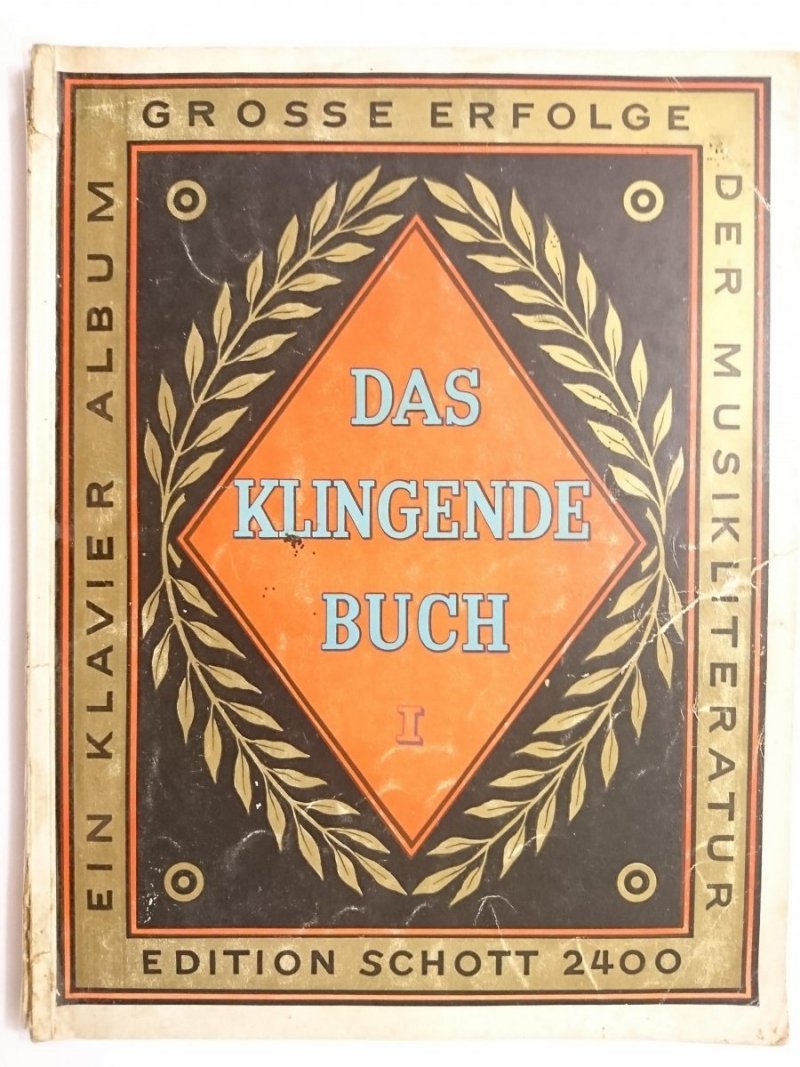 DAS KLINGENDE BUCH. EINE SAMMLUNG FUR KLAVIER BAND I 