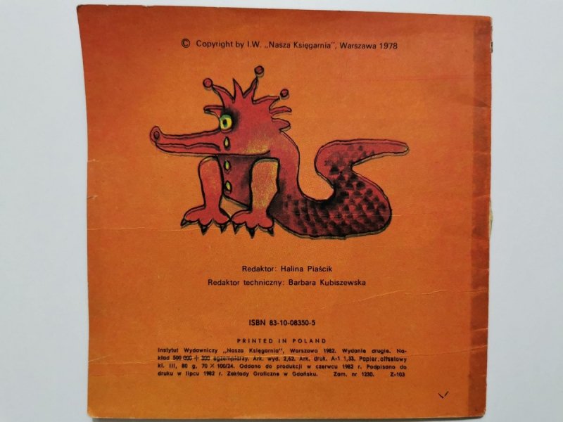 PRZEPRASZAM, SMOKU - Wiera Badalska 1982