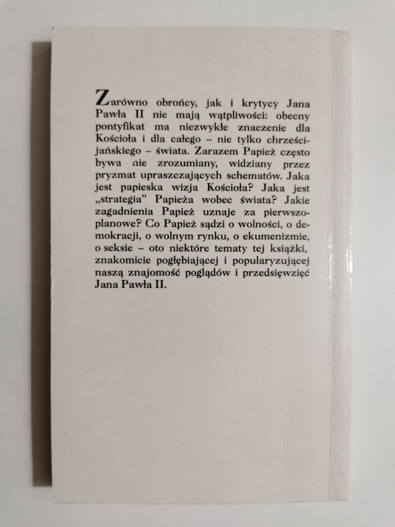 NIEZWYKŁY PONTYFIKAT - Maciej Zięba OP 1997