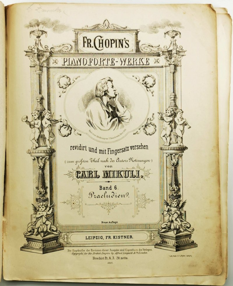 FR. CHOPIN’S PIANOFORTE – WERKE - Carl Mikuli