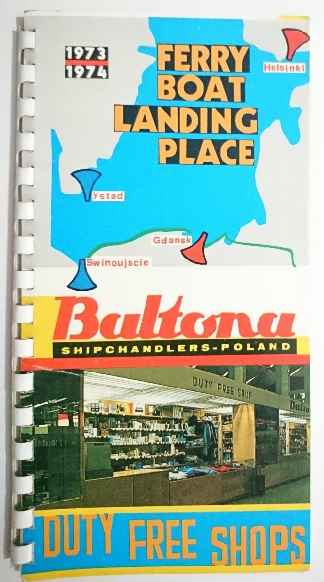 FERRY BOAT LANDING PLACE. BALTONA 1973-1974